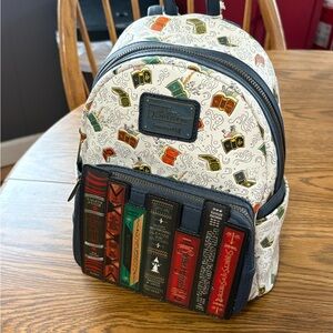 LoungeFly Fantastic Beasts Magical Books Mini Backpack